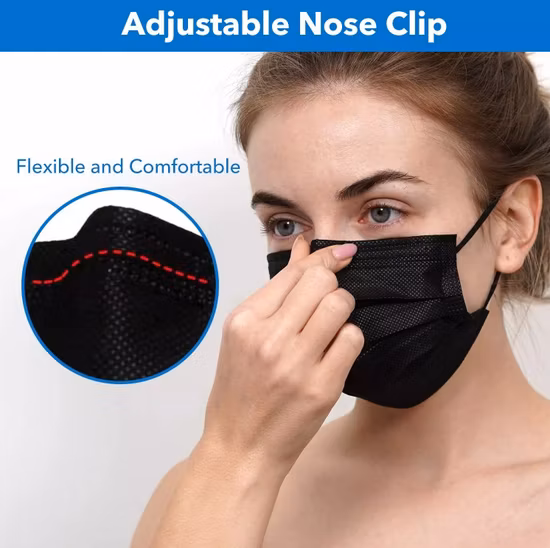 Máscara facial descartável Biobase de 3 camadas para uso civil